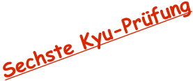 Sechste Kyu-Prüfung