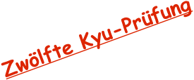 Zwölfte Kyu-Prüfung